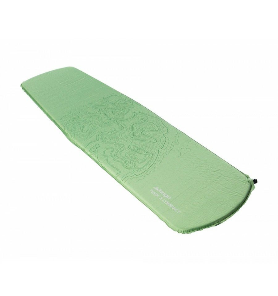 Tents * | Shop Vango Trek 3 Compact Sleeping Mat Green