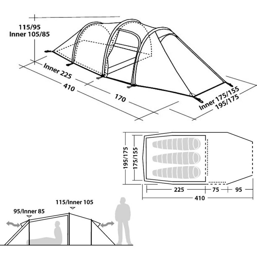 Tents * | Shop Robens Voyager 3Ex Tent