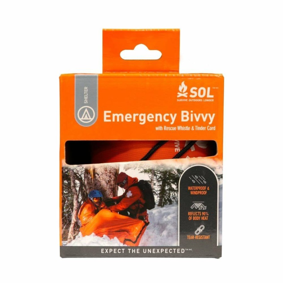 Camping Gear * | Online Adventure Medical Sol Emergency Bivvy With Rescue Whistle