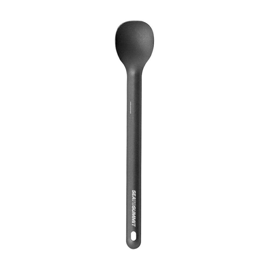 Outdoor Cooking * | Sale Sea To Summit Alphalight Long Handled Spoon In Grey Anodised