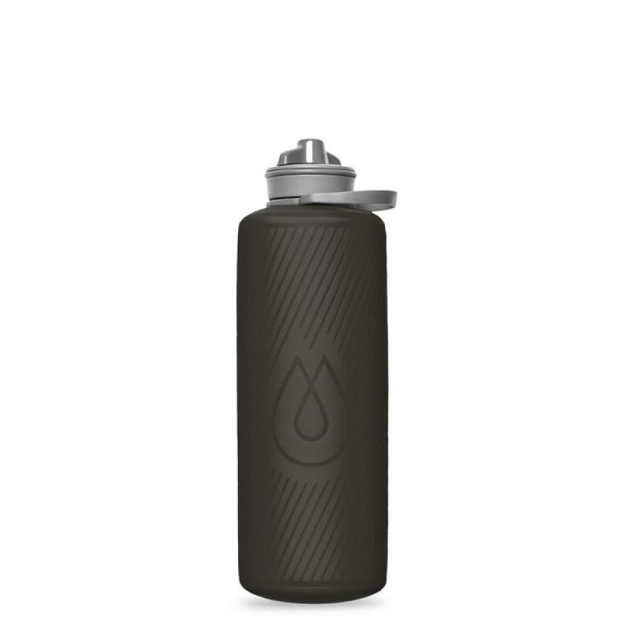 Bottles * | Free Delivery Hydrapak Flux Bottle 1L Mammoth Grey