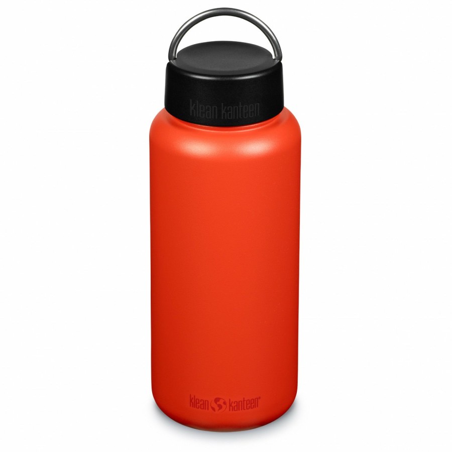 Bottles * | Free Delivery Klean Kanteen Wide Single Wall 1182Ml Tiger Lily