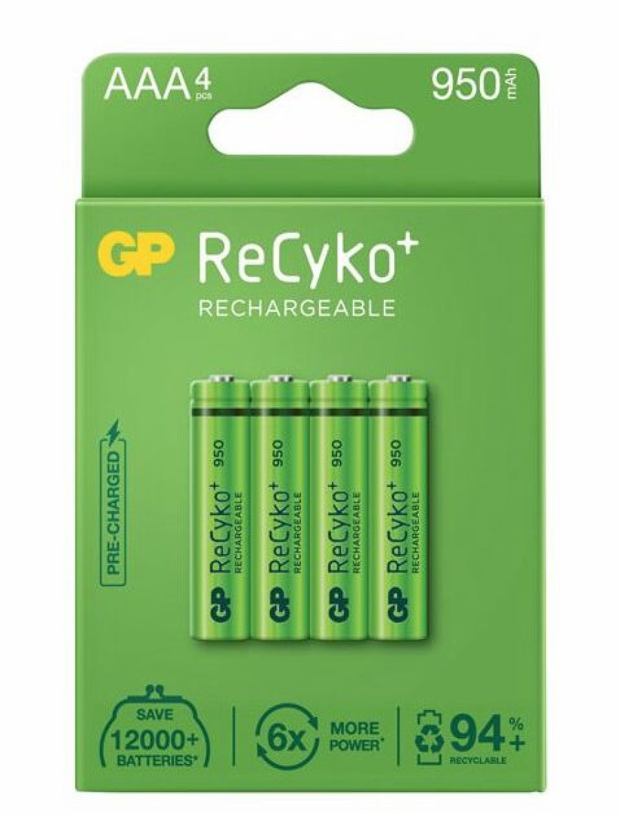 Camping Gear * | Shop Gp Batteries Recyko 950Mah Aaa 4 Pack