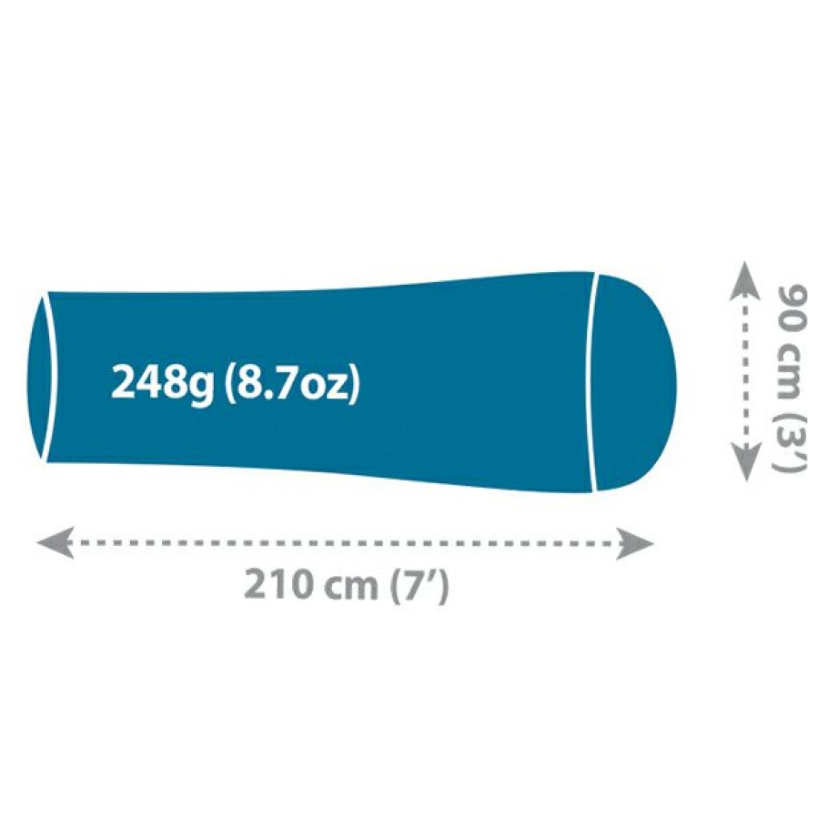 Tents * | Online Sea To Summit Coolmax Adaptor Regular Mummy Liner In Aqua