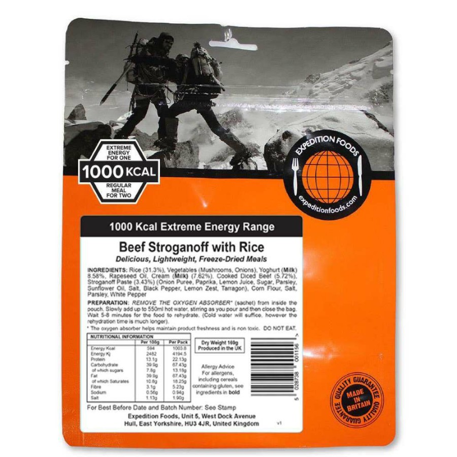 Outdoor Cooking * | Outlet Expedition Foods Beef Stroganoff With Rice 1000Kcal