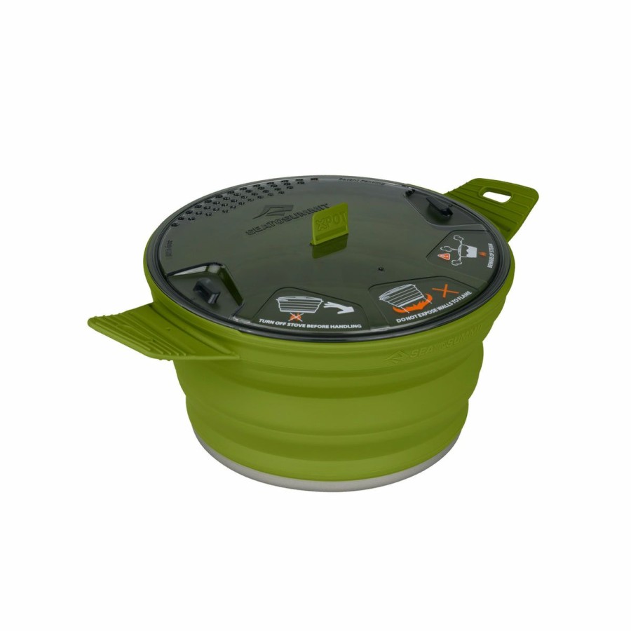 Camping Gear * | Free Delivery Sea To Summit 2.8L X-Pot In Olive