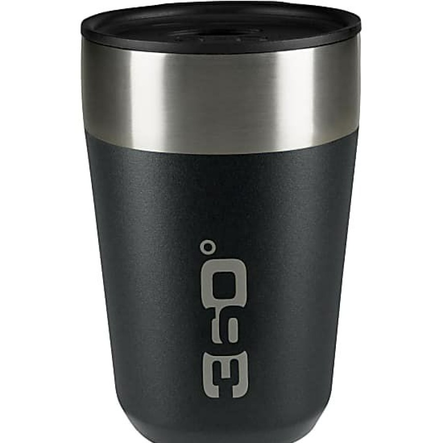 Outdoor Cooking * | New 360 Degrees Stainless Vacuum Travel Mug Regular Black