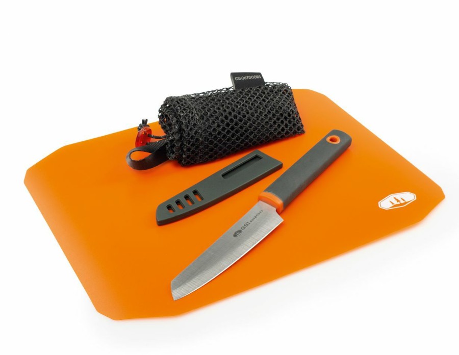 Outdoor Cooking * | Online Gsi Santoku Cut And Prep Rollup Cutting Board And Knife Set