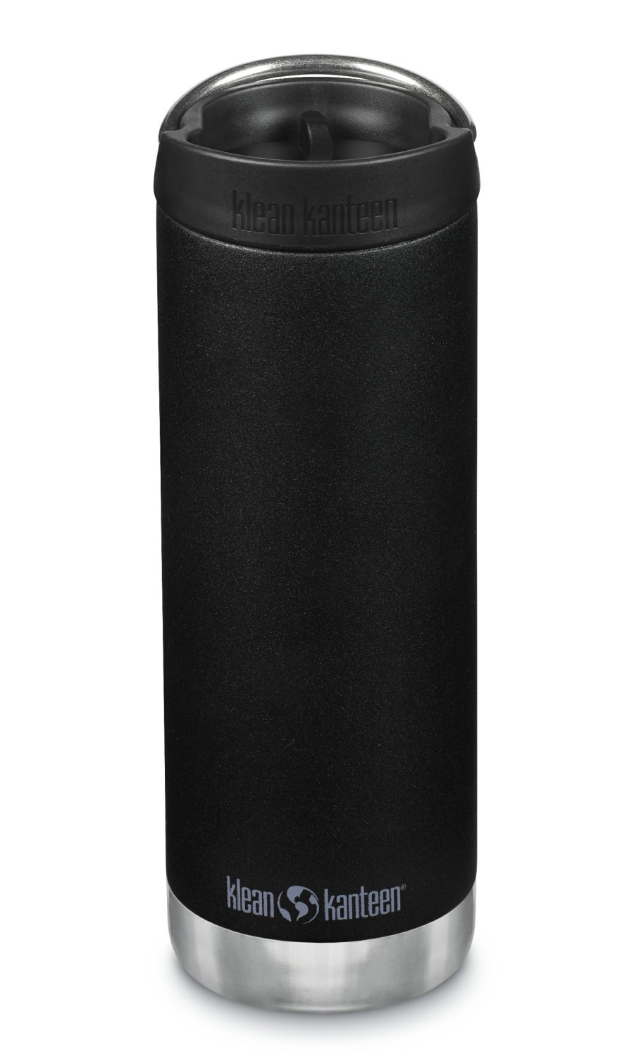 Bottles * | Online Klean Kanteen Insulated Tk Wide With Cafe Cap 473Ml Black