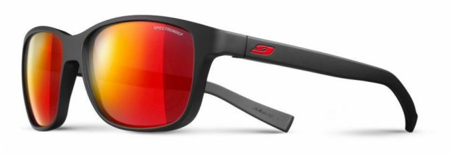 Camping Gear * | Wholesale Julbo Powell Spectron 3 Sunglasses Black / Red Matt Black/Red