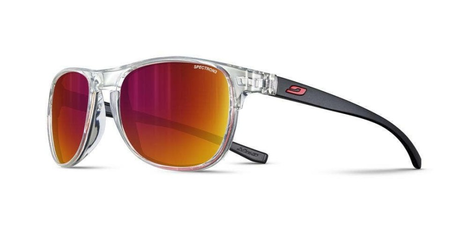 Camping Gear * | Wholesale Julbo Journey Crystal And Black / Red Spectron 3 Cf Lens