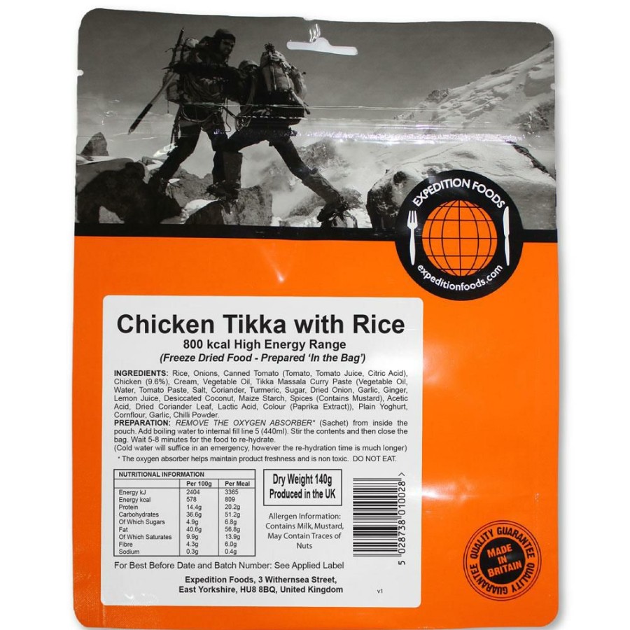 Outdoor Cooking * | Outlet Expedition Foods Chicken Tikka And Rice 800Kcal