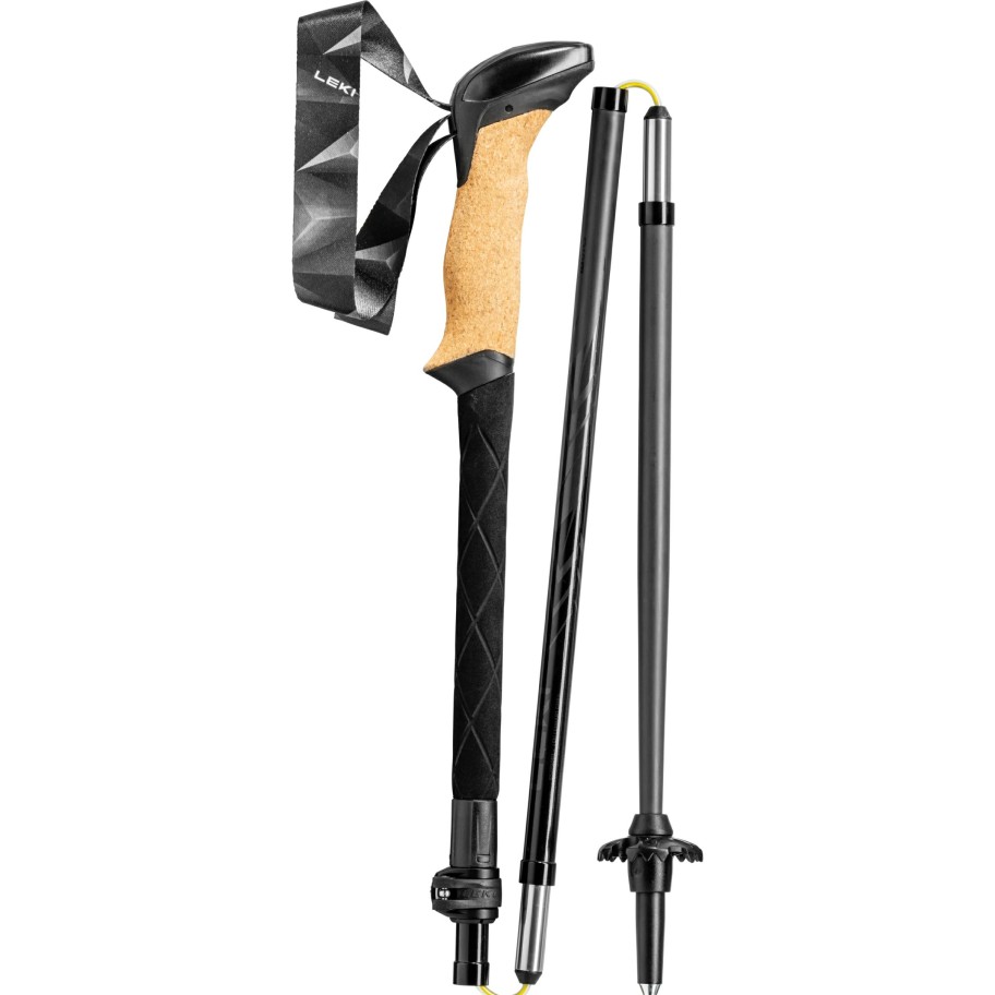 Camping Gear * | Shop Leki Black Series Fx Carbon Trekking Poles