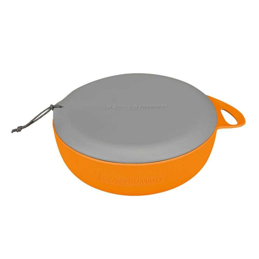 Outdoor Cooking * | New Sea To Summit Delta Bowl W/Lid In Orange/Grey