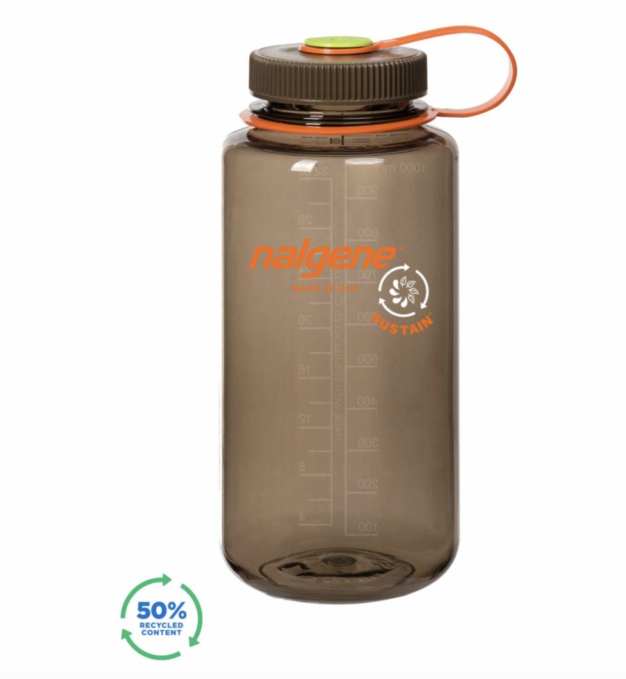 Bottles * | Sale Nalgene 1L Tritan Sustain Widemouth Woodsman