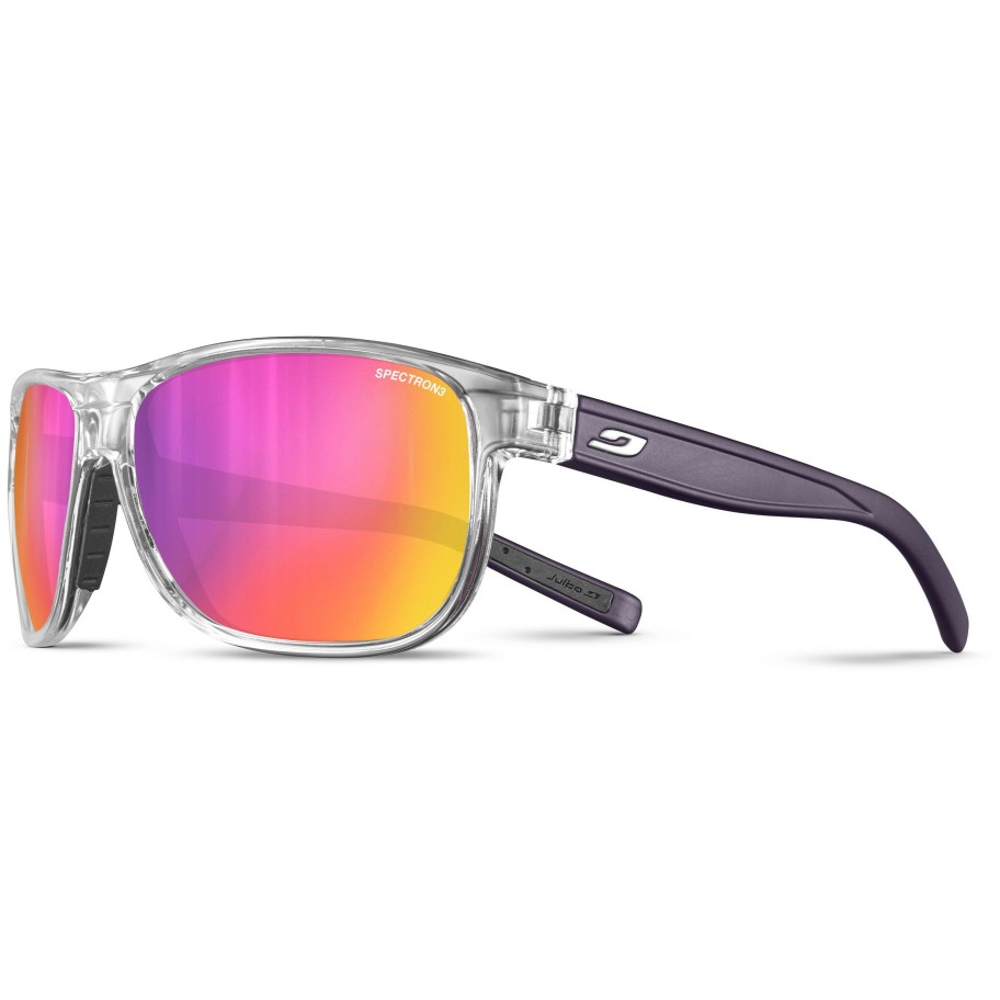 Camping Gear * | Shop Julbo Renegade M Shiny Crystal / Dark Purple Spectron 3Cf Lens