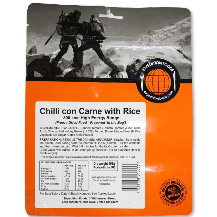 Outdoor Cooking * | Sale Expedition Foods Chilli Con Carne With Rice 800Kcal