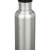 Bottles * | New Klean Kanteen Classic Single Wall 800Ml Brushed Stainless