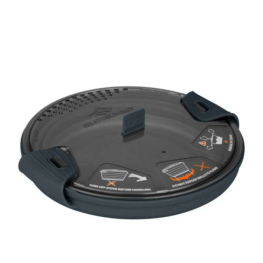 Camping Gear * | Outlet Sea To Summit X-Pot 2.8 Litre Charcoal