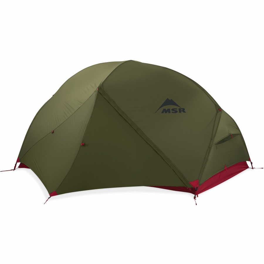 Tents * | Free Delivery Msr Hubba Hubba Nx Durashield Tent In Green